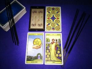 El palo de oros en el tarot