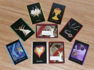 Cubiertas de tarot con diseños aborígenes