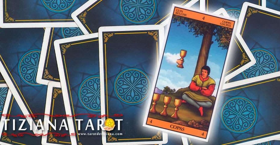 El Cuatro de Copas: una carta interior