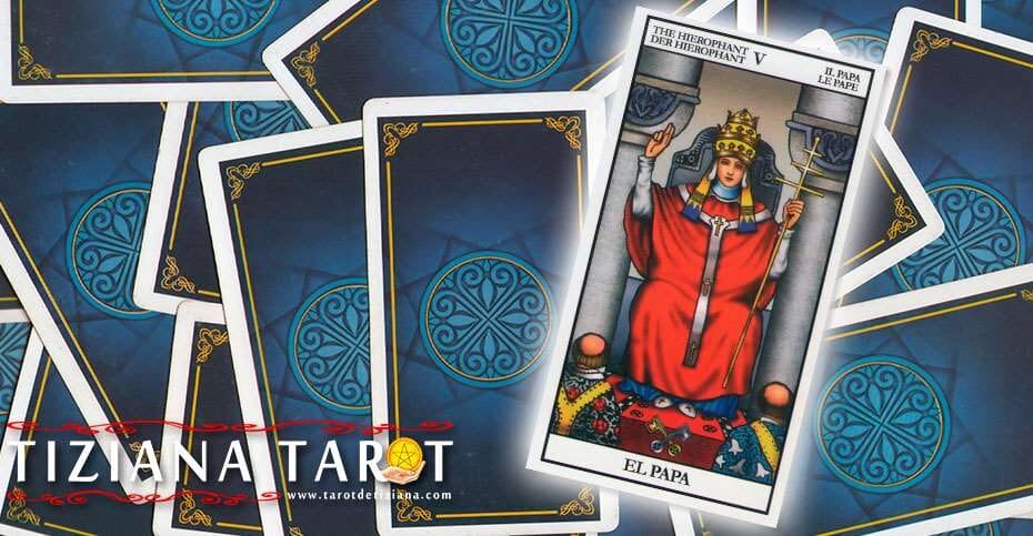 El Papa o Hierofante en el tarot