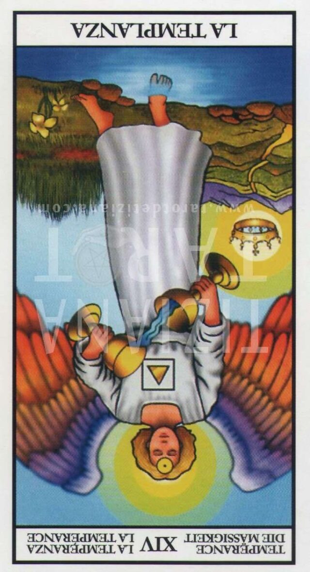 La Templanza y su explicación en el tarot Tarot de Tiziana