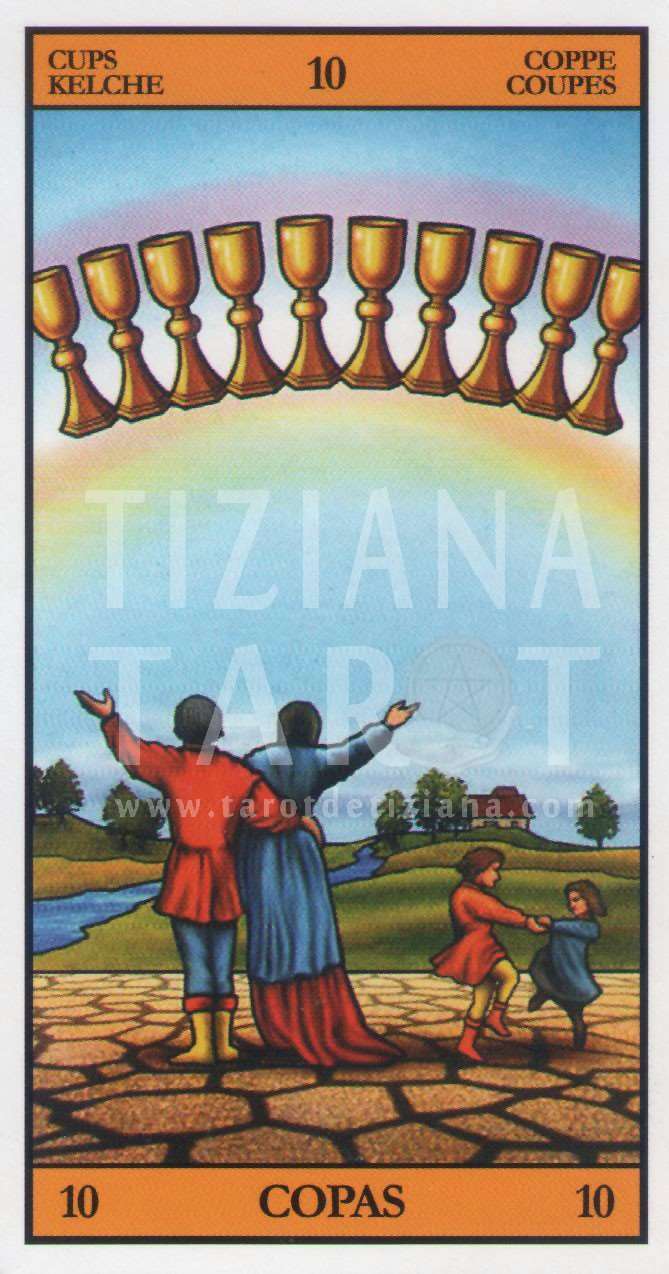 El Diez de copas en el tarot