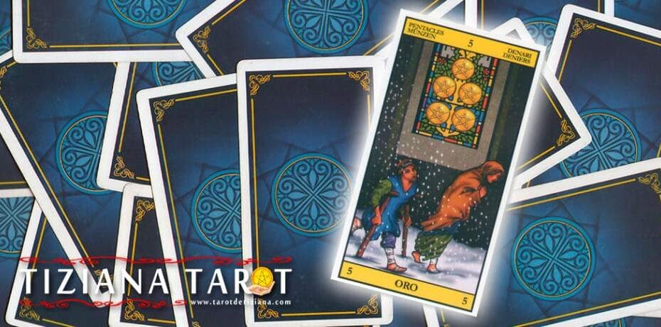 el cinco de oros en el tarot