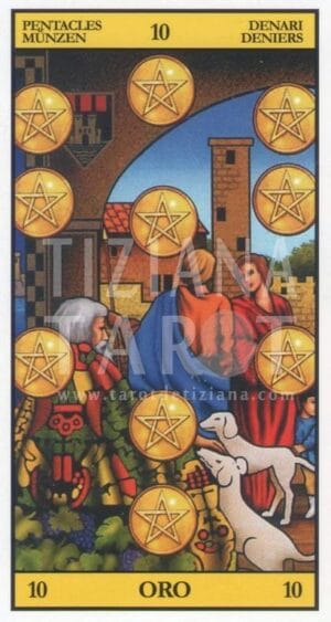 El significado de los perros  en el tarot  -