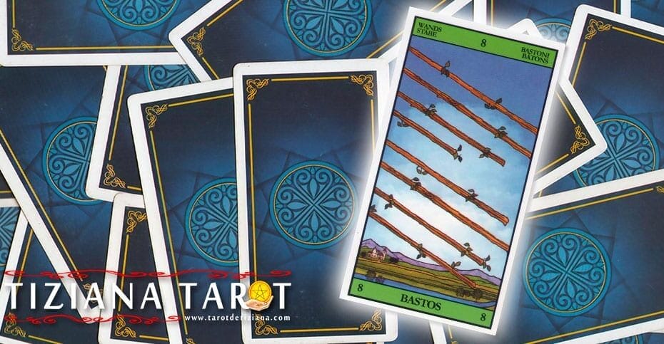 El 8 de Bastos en el tarot 25 El Ocho de Bastos