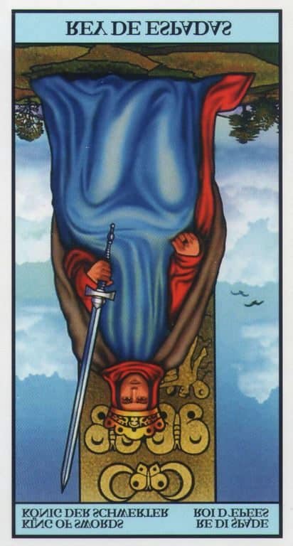 El rey de espadas en el tarot