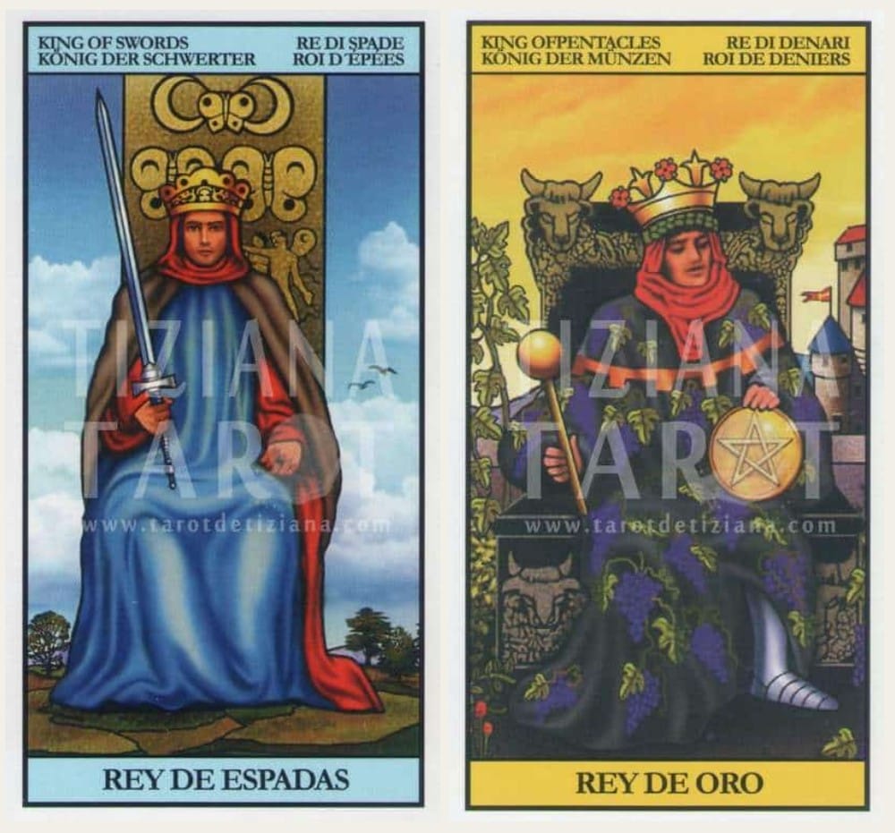 Las cartas de la corte cuando son complementarias como pareja -