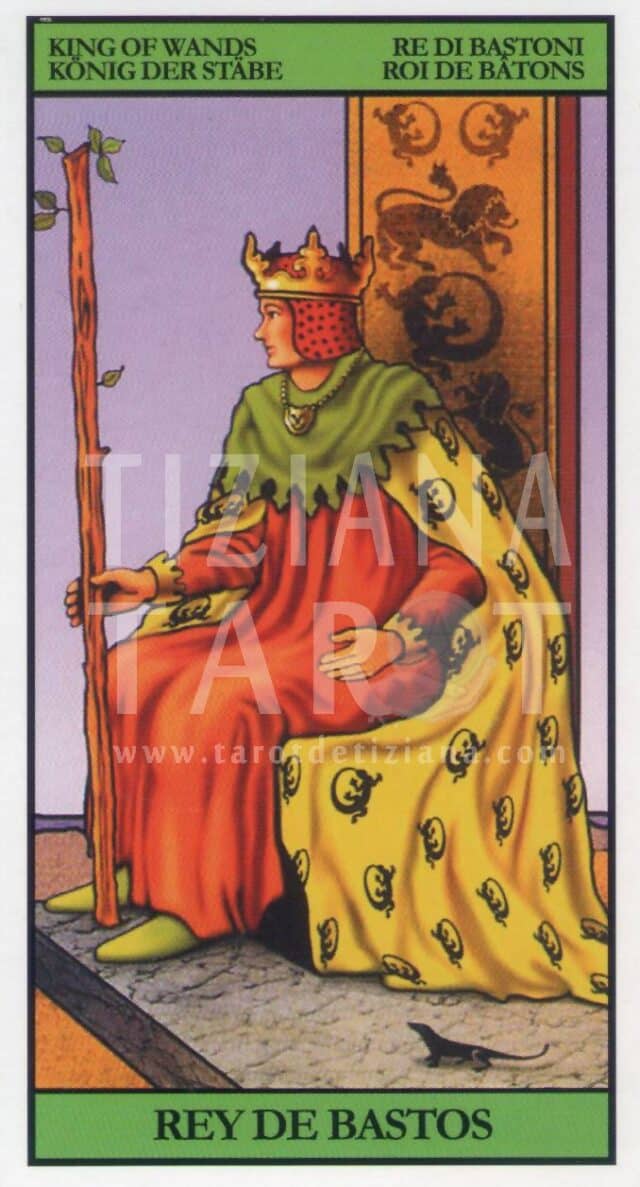 El Rey de bastos en el tarot - Tarot de Tiziana