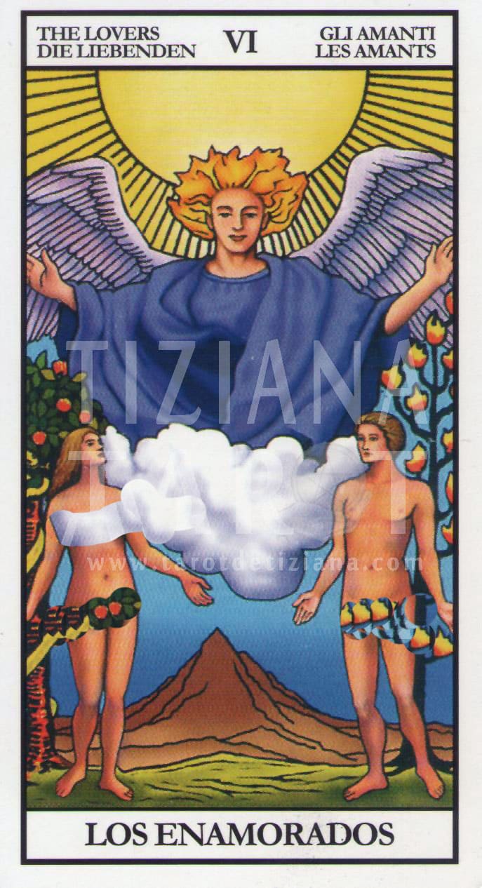 los amantes en el tarot