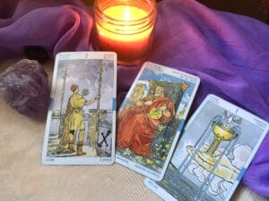Combinaciones de cartas en el tarot