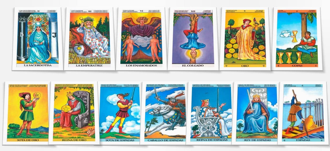 los árboles en el tarot