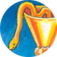 la carta del 7 de copas serpiente