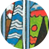 tiendas de campaña en el 7 de espadas