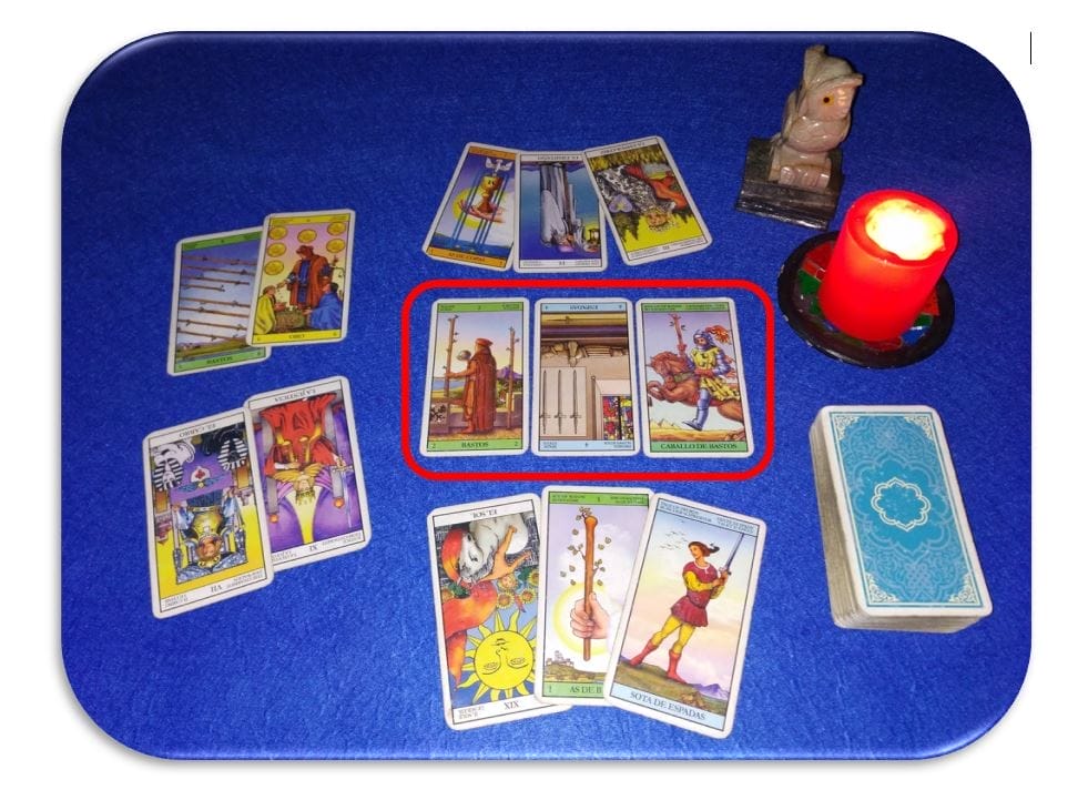ejemplo de lectura de tarot