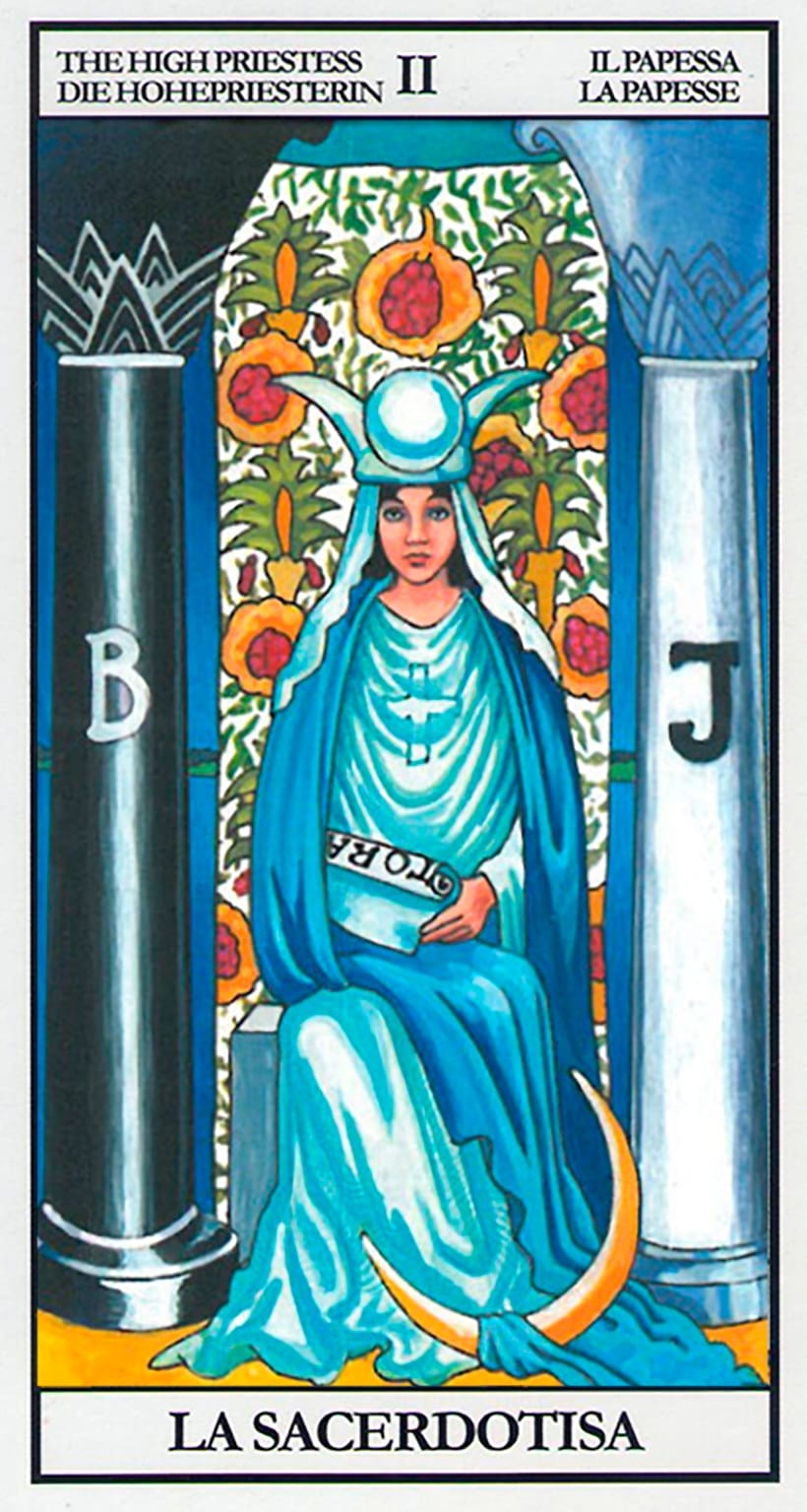 La sacerdotisa en el tarot