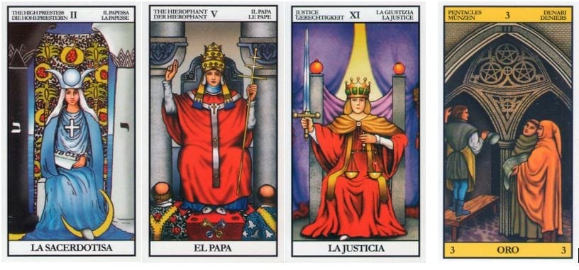 los pilares en el tarot