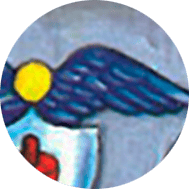 disco alado en el arcano del carro