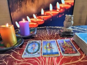 Lecturas de tarot con 3 cartas