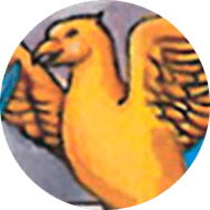 águila en la rueda de la fortuna