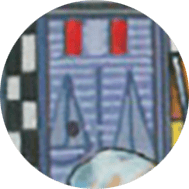 báscula en la carta del 10 de oros