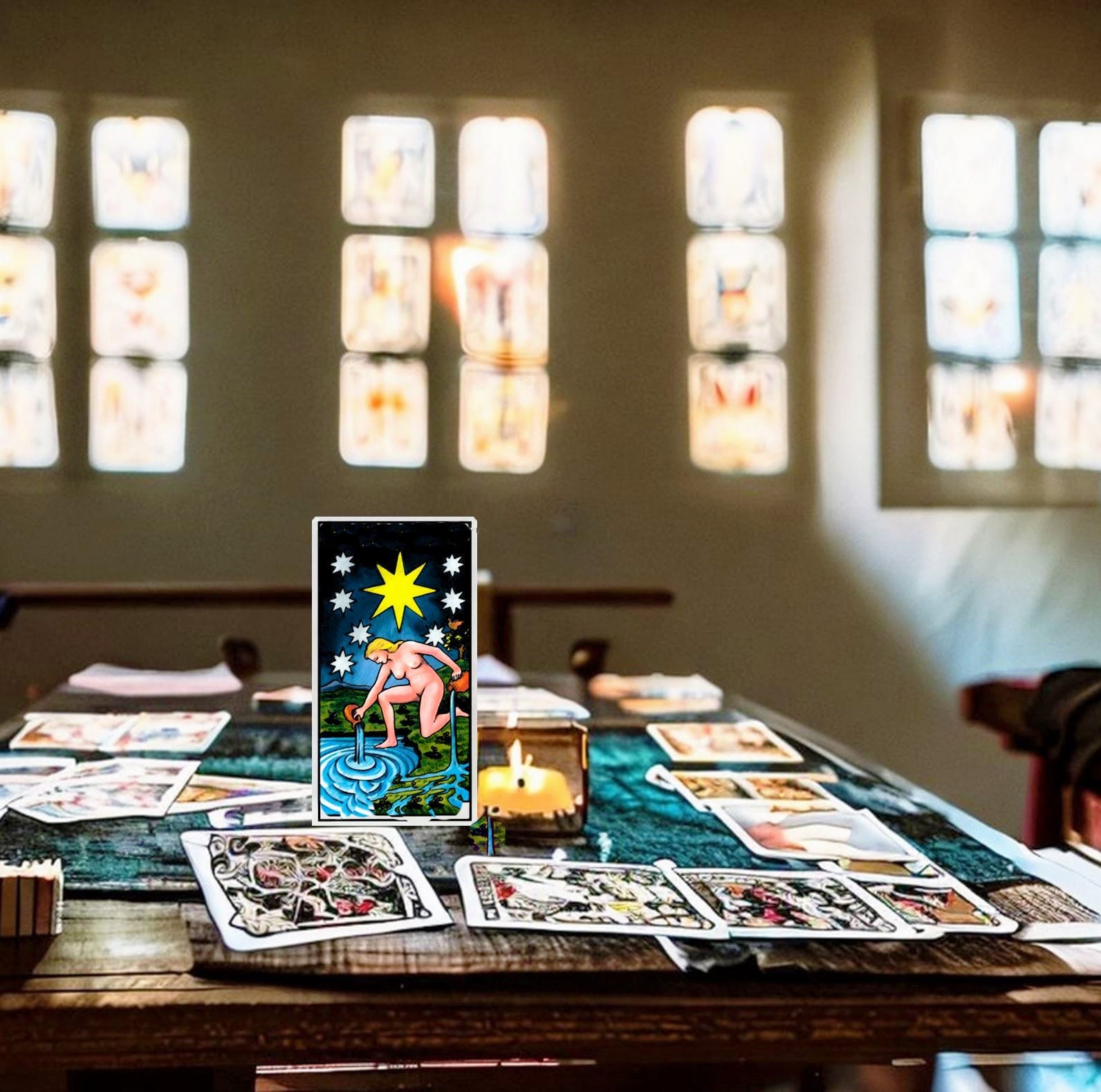 la carta de la estrella en el tarot