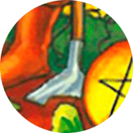 Significado de los Símbolos en el Tarot 44 azada