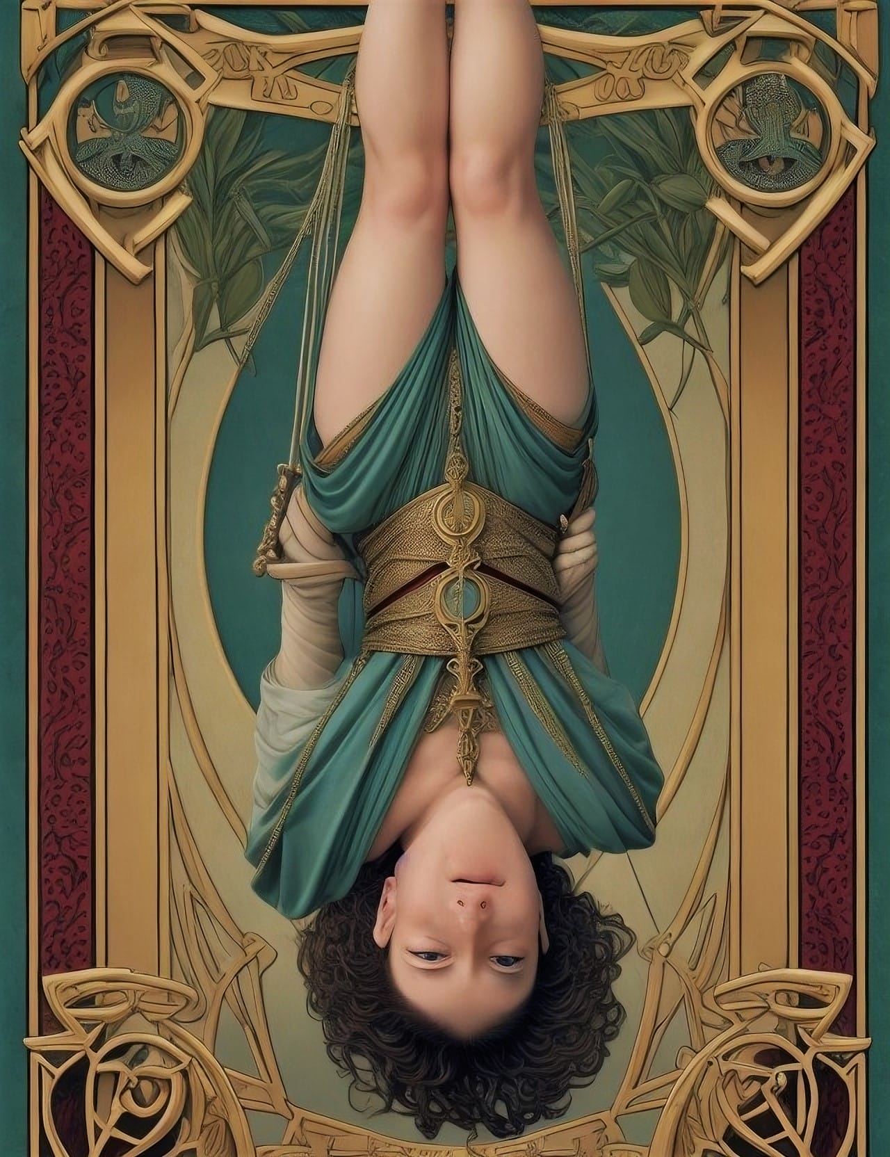 la carta del Colgado y el amor