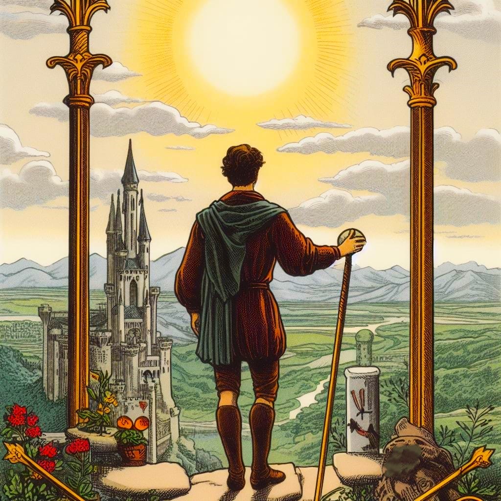 El 2 de bastos y sus símbolos