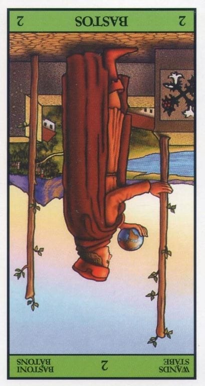 El 2 de bastos y su gráfica