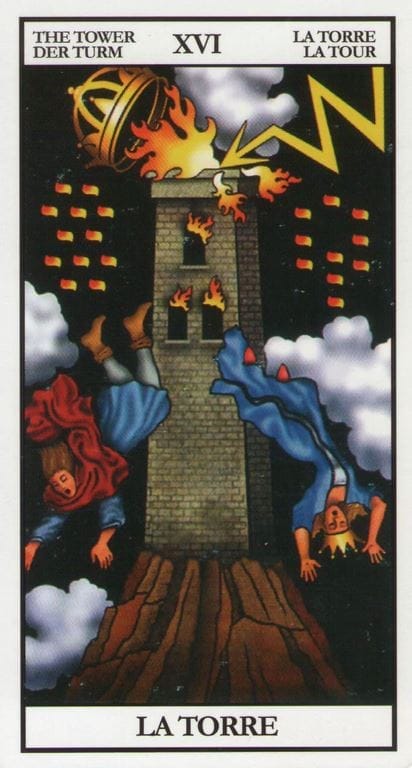 la torre en el tarot y la suerte