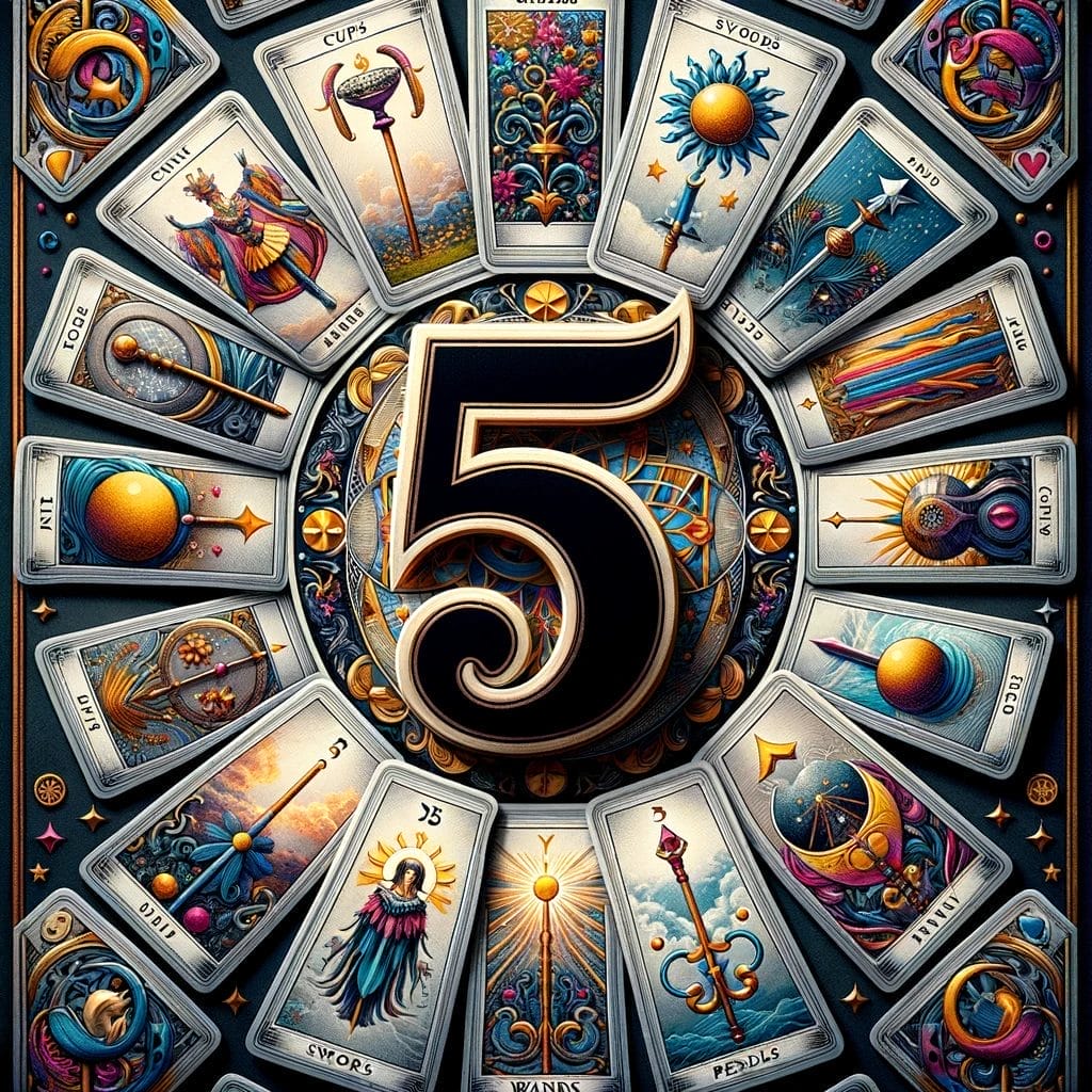 las cartas número 5 del tarot