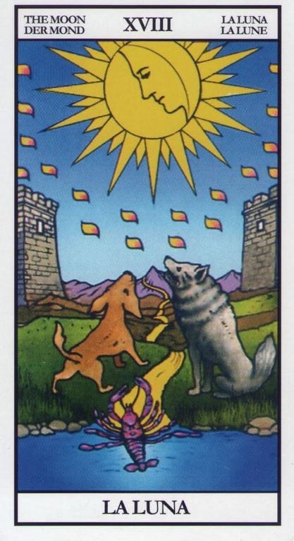 la luna en el tarot
