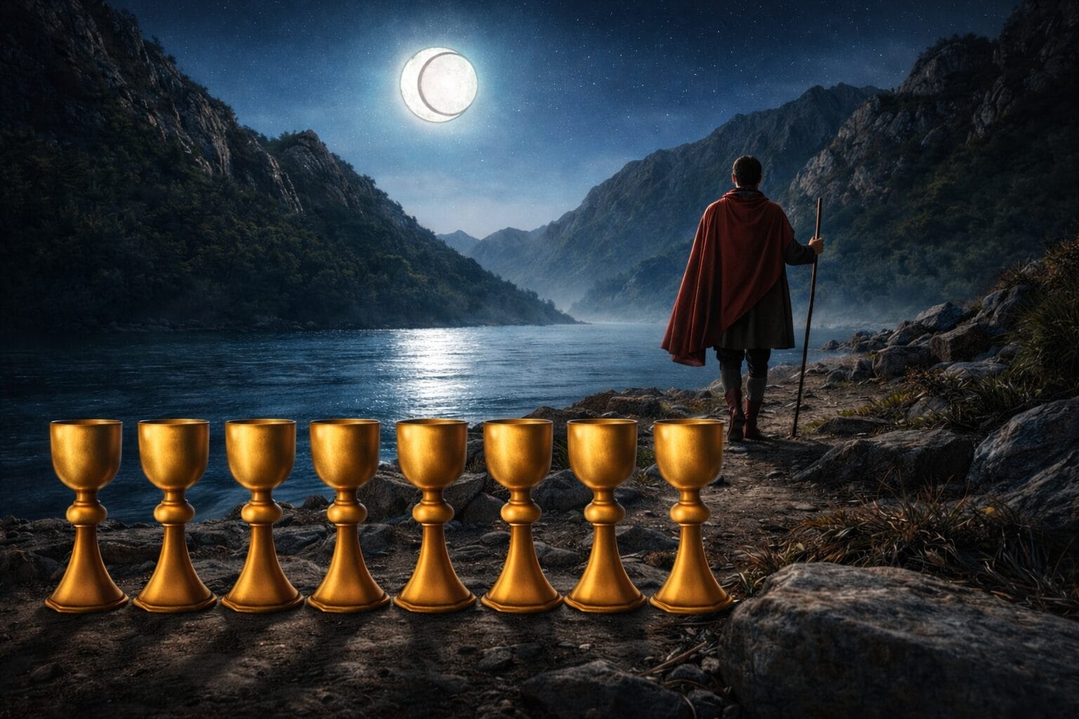 el 8 de copas y el dejar atrás la desilusión